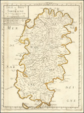 Sardinia Map By Nicolas Sanson