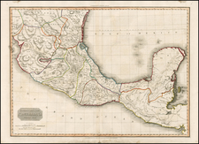 Mexico and Central America Map By John Pinkerton