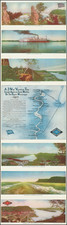 Minnesota and Missouri Map By The Streckfus Steamboat Line