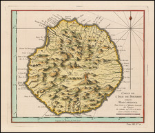 African Islands, including Madagascar Map By Jacques Nicolas Bellin