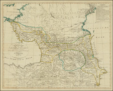 Russia, Ukraine, Central Asia & Caucasus and Turkey & Asia Minor Map By Iohann Matthias Christoph Reinecke