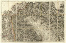 India and Pakistan Map By J & C Walker