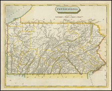 Pennsylvania Map By Aaron Arrowsmith  &  Lewis