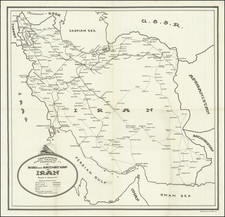 Road and Railway Map of Iran