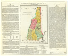 Geographical, Historical and Statistical Map of New Hampshire