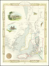 Australia Map By John Tallis