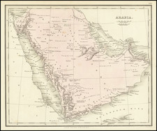 Middle East and Arabian Peninsula Map By Thomas Tegg