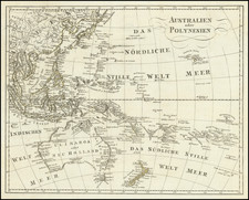 Japan, Korea, Southeast Asia, Philippines, Other Islands, Australia & Oceania, Australia, Oceania, New Zealand and Other Pacific Islands Map By Anonymous