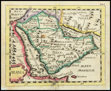 Middle East and Arabian Peninsula Map By Johann Christoph Beer