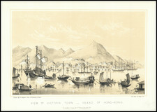 View of Victoria Town - Island of Hong-Kong