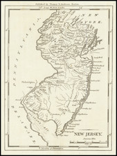 New Jersey Map By Jedidiah Morse