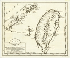 China Map By Jacques Nicolas Bellin