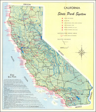 California Map By California Department of Natural Resources