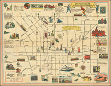 Maryland and Pictorial Maps Map By Schneidereith & Sons