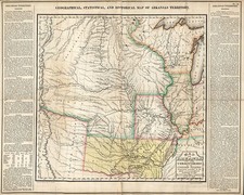 Texas, Midwest, Plains and Rocky Mountains Map By Henry Charles Carey  &  Isaac Lea