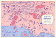 Pictorial Maps and Los Angeles Map By Lowell E. Jones