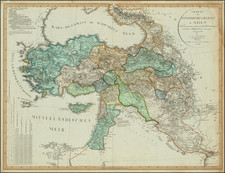 Cyprus, Middle East, Holy Land and Turkey & Asia Minor Map By Christian Gottlieb Reichard