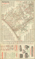 Los Angeles Map By The Clason Map Company