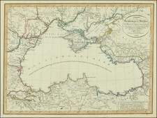 Russia, Ukraine, Romania, Central Asia & Caucasus and Turkey & Asia Minor Map By Land Industrie Comptoirs / A.F. Gotze