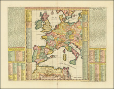 Europe and Germany Map By Henri Chatelain