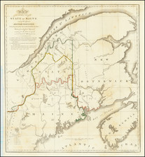 Maine and Eastern Canada Map By M Chambers