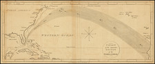 Atlantic Ocean, United States and Southeast Map By Joyce Gold