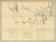 New Mexico Map By James Hervey Simpson / Edward Kern