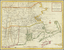 New England, Massachusetts, New Hampshire, Rhode Island and Vermont Map By Universal Magazine