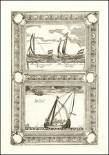 Curiosities and Naval & Marine Map By Vincenzo Maria Coronelli