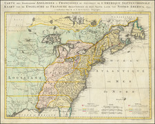 United States, North America and Canada Map By Reiner & Joshua Ottens