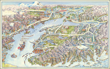[ Anchorage in the Future ]   Anchorage and the Cook Inlet Basin - Captain Cook Returns 2035 A.D.