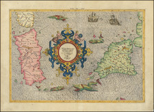 Sardinia and Sicily Map By  Gerard Mercator