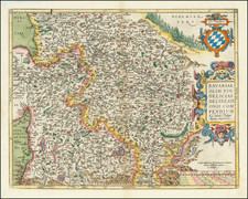 Süddeutschland Map By Abraham Ortelius