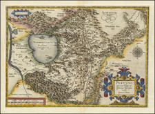 Northern Italy Map By Abraham Ortelius