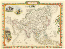 Asia Map By John Tallis