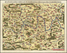 Mitteldeutschland Map By Sebastian Munster