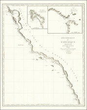 Baja California and California Map By George Vancouver