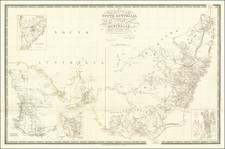Australia Map By John Wyld