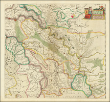 Netherlands and Mitteldeutschland Map By Hugo Allard
