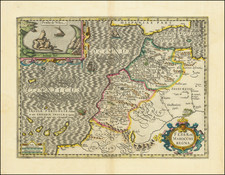 North Africa and West Africa Map By Jodocus Hondius