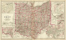 Midwest Map By O.W. Gray