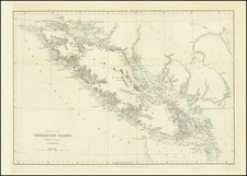 Pacific Northwest and British Columbia Map By Royal Geographical Journal