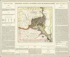 Washington, D.C. Map By Henry Charles Carey  &  Isaac Lea