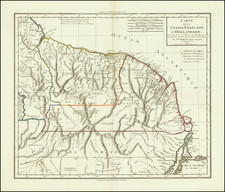 Guianas & Suriname Map By Jean Baptiste Poirson