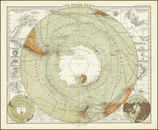 Polar Maps Map By Adolf Stieler