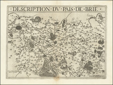 Paris and Île-de-France Map By Jean Le Clerc / Damien de Templeux