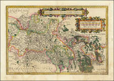 Belgium Map By  Gerard Mercator  &  Jodocus Hondius