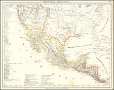 Texas, Southwest, Rocky Mountains and California Map By Carl Flemming