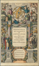 Title Pages Map By Willem Janszoon Blaeu / Johannes Blaeu