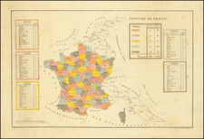 France Map By Alphonse Pelicier